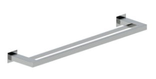 TOALHEIRO DUPLO 450MM MANNA INOX POL