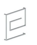 [0000002575117] TOALHEIRO CARACOL 600 MM INOX POLIDO