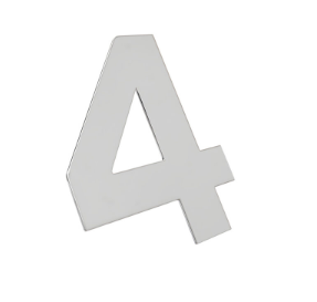 [0000002381804] ALGARISMO "4" INOX ESCOV IL-ALG-50