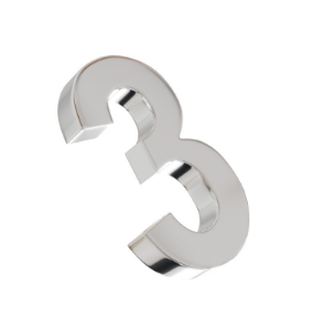 [0000002370522] ALGARISMO "3" IL-CAIXA-20 CM INOX POLIDO